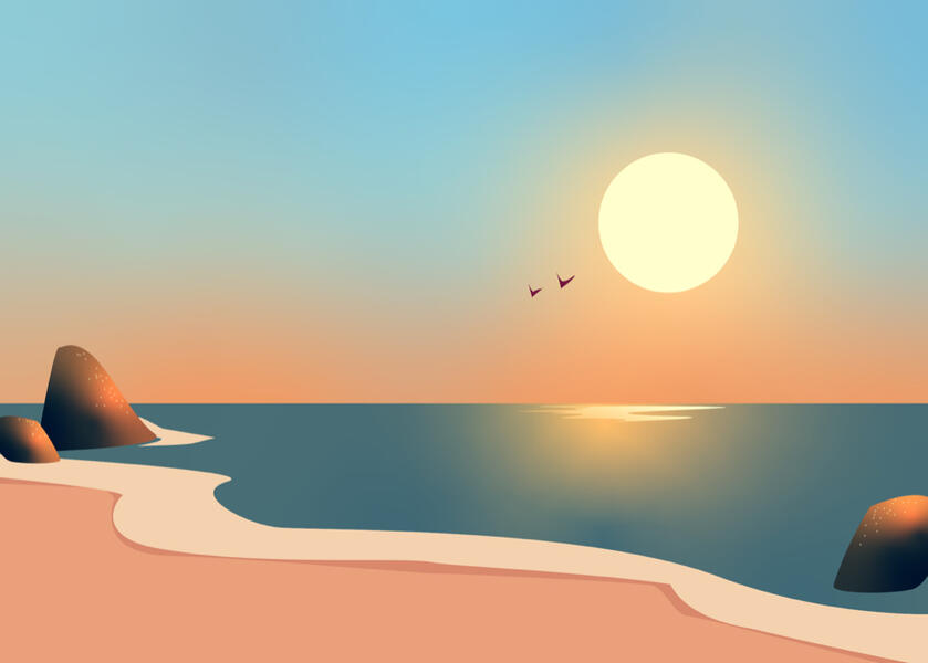 Beach Landscape - 2024