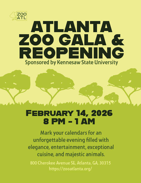 Atlanta Zoo Invitation - 2026. Adobe Illustrator